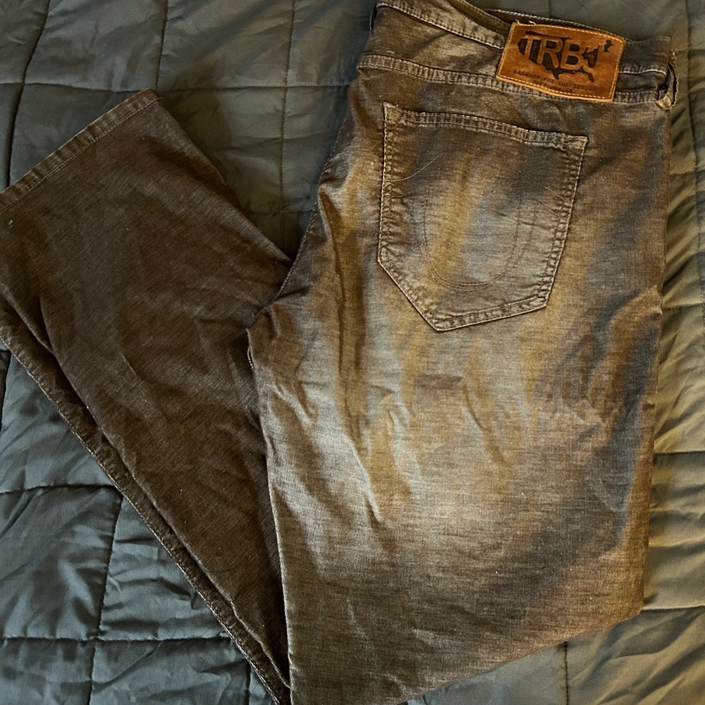 True Religion Relaxed Fit Jeans - Brown